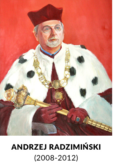 Portret Rektor prof. Andrzej Radzimi�ski (2008 - 2012)