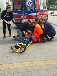 Ogólnopolskie Zawody w Symulacji Medycznej SimChallenge 2019. [fot. Irena Matskiv ]