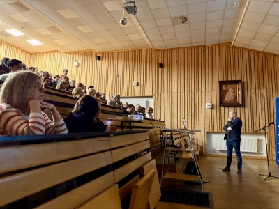 XXVIII Wykład im. prof. Antoniego Basińskiego [fot. Anna Pietrzak]
