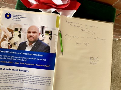 XXVIII Wykład im. prof. Antoniego Basińskiego [fot. Anna Pietrzak]