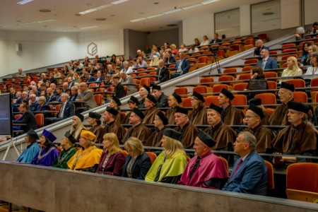 uroczystość wręczenia tytułu doktora honoris causa . Kliknij, aby powiększyć zdjęcie.