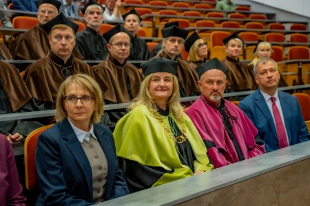 uroczystość wręczenia tytułu doktora honoris causa . Kliknij, aby powiększyć zdjęcie.