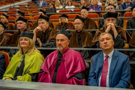 uroczystość wręczenia tytułu doktora honoris causa . Kliknij, aby powiększyć zdjęcie.
