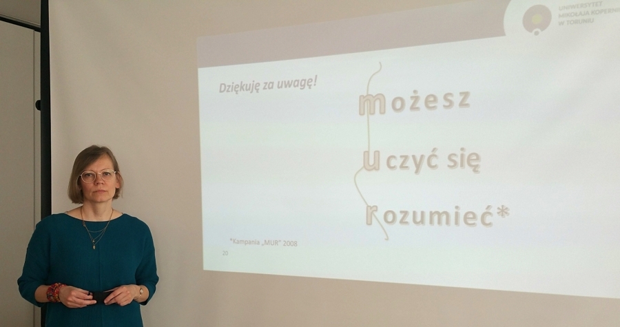 dr Joanna Książek w  ZS nr 2 w Rypinie