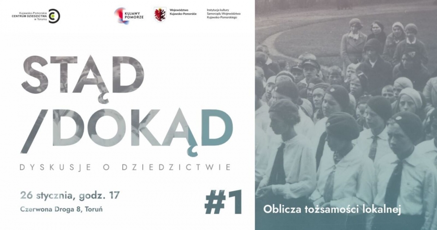 Plakat informacyjny debaty Oblicza tożsamości lokalnej