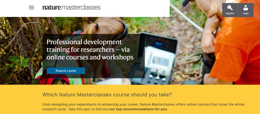 Nature Masterclasses platform