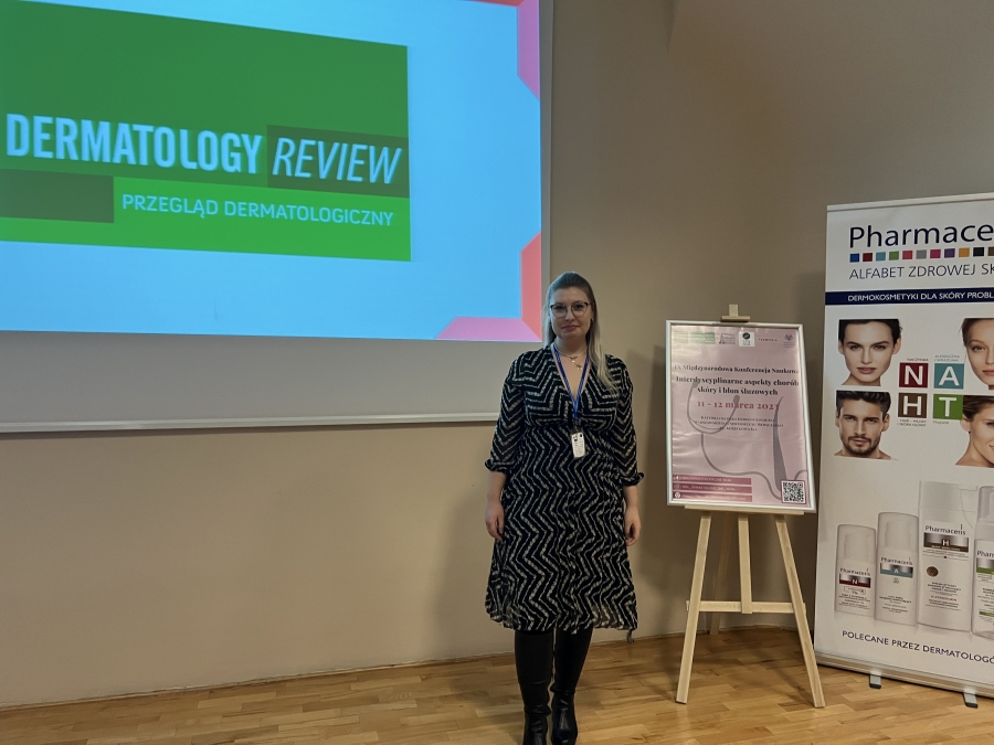Pani Iga Kopeć podczas IX Międzynarodowej Konferencji 