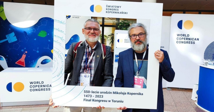 Rafał Kleśta-Nawrocki i Radosław Sierocki na Kongresie Kopernikańskim