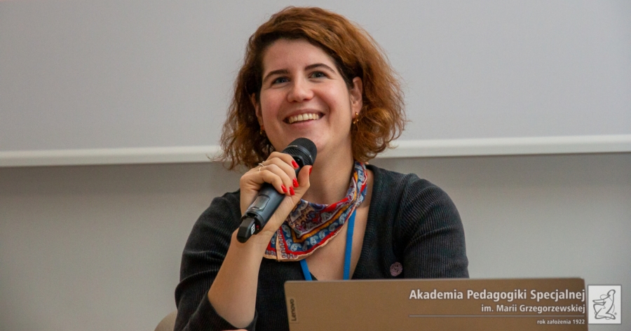 dr Maja Dobiasz-Krysiak na konferencji 