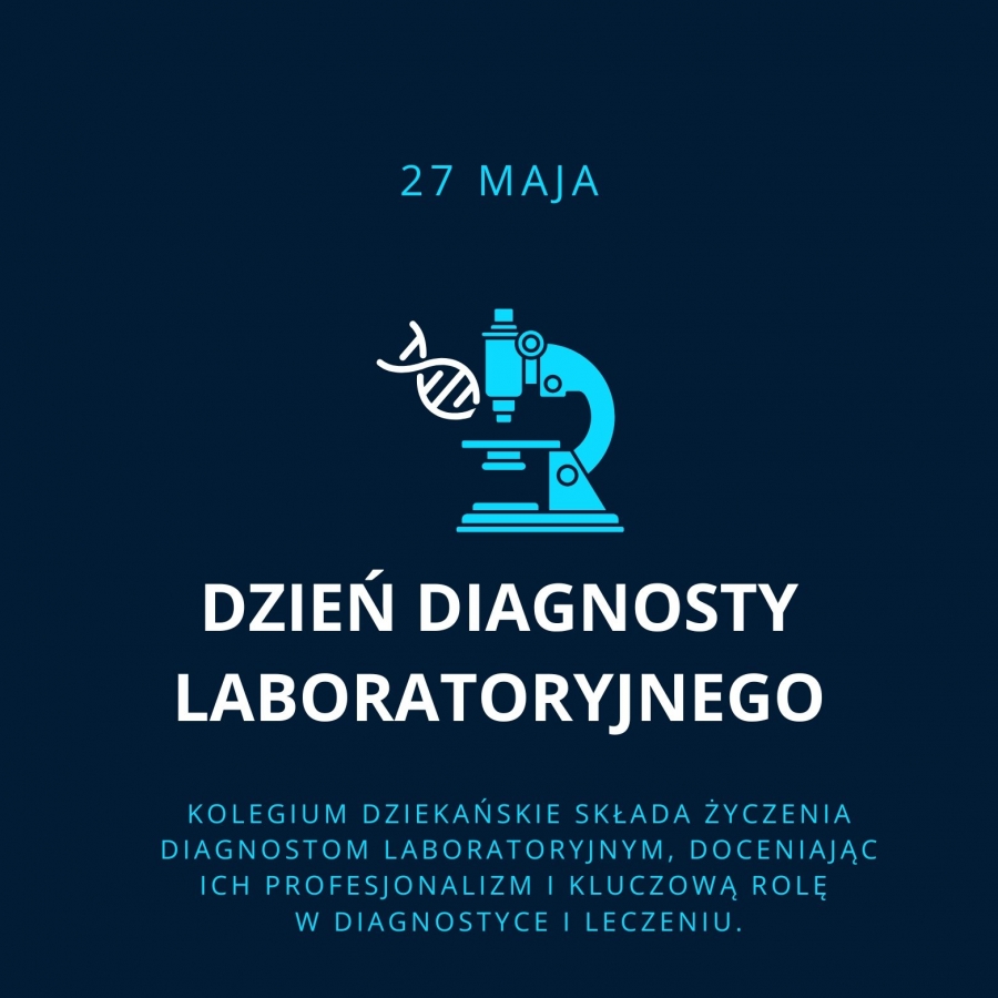 Życzenia dla Diagnostów Laboratoryjnych z okazji dnia diagnosty