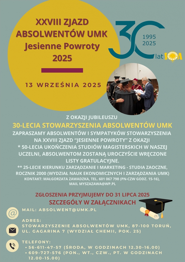 plakat zjazdu Jesienne Powroty 2025