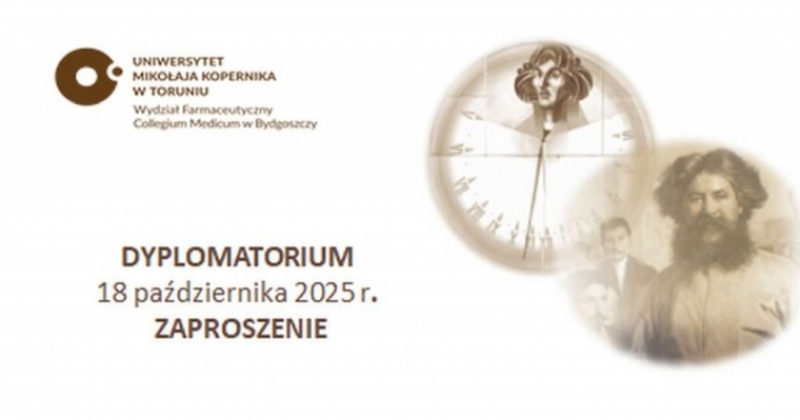 Zaproszenie na Uroczystość Dyplomatorium