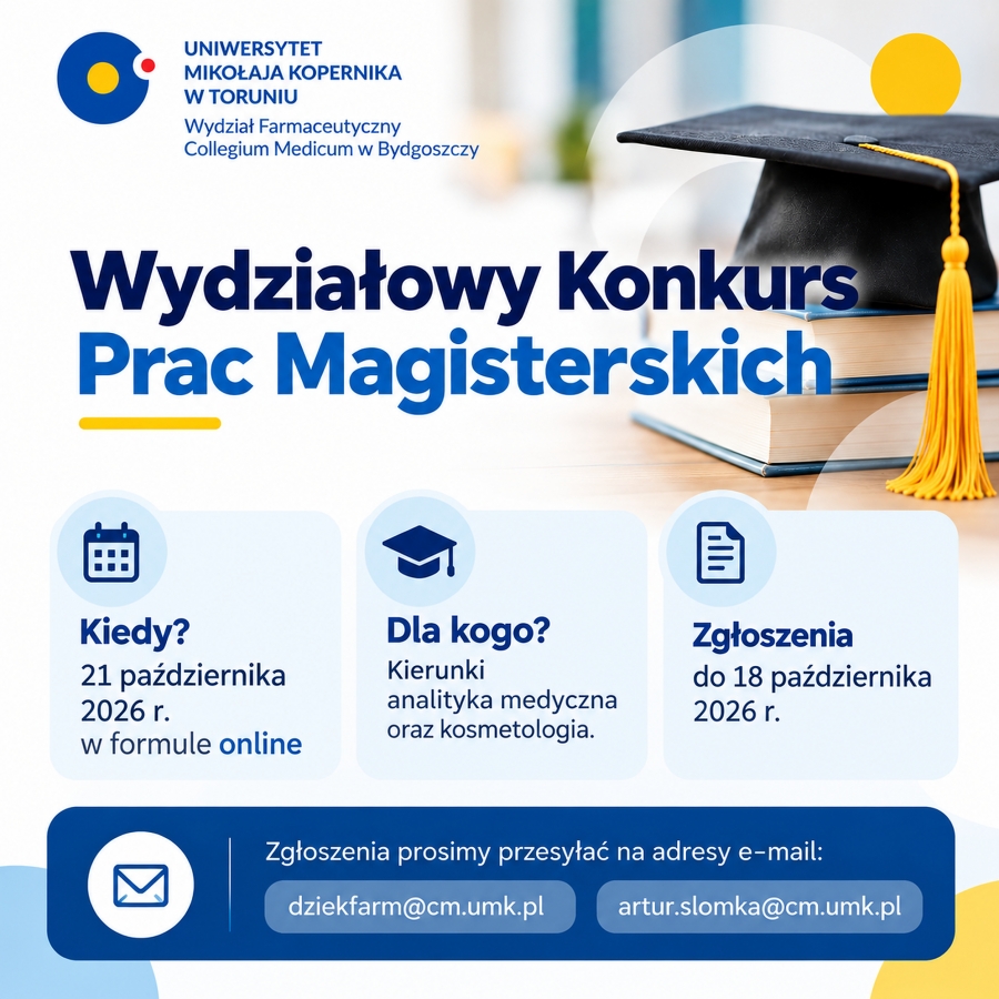 Wydzialowy Konkurs Prac Magisterskich 2026-27