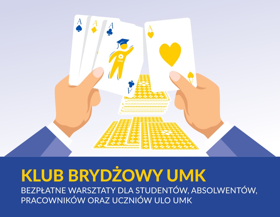 na grafice ręce trzymające karty do gry
